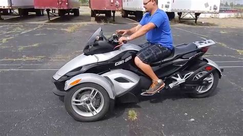 The 2009 canam spyder brp has been garage kept and has just over a thousand miles on it and everything on it still operates and feels like new! 2009 Can Am Spyder - YouTube