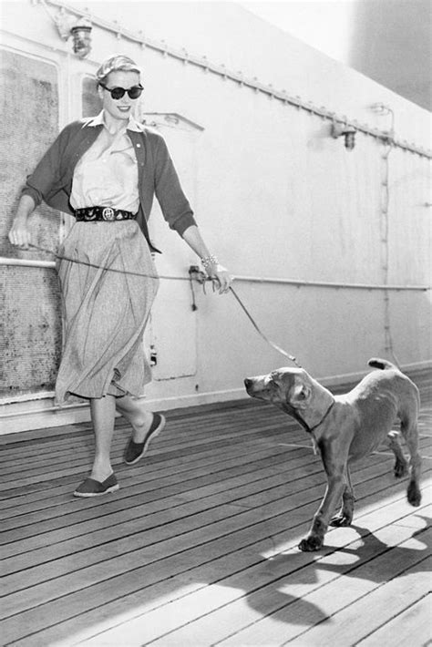 Photos Of Vintage Celebrities Dog Walking Vintage Dog Walking
