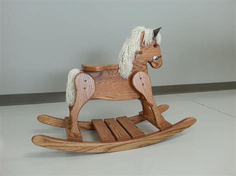 Amish Hardwood Rocking Horse From Dutchcrafters Amish Furniture Store