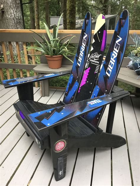 Repurposed Water Skis Made From Composite Skis In 2020 Water Skis