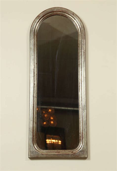 Small Decorative Arched Mirror With A Silvered Frame At 1stdibs