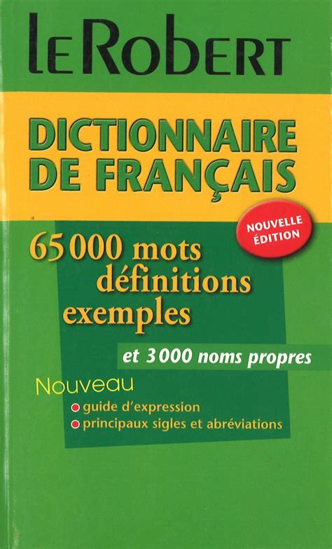 Le Robert Dictionnaire Francais Lpmarocaine