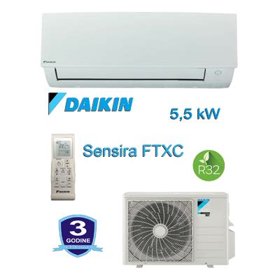 Daikin Sensira FTXC Serija 5 5 KW Adriatic Klimacentar