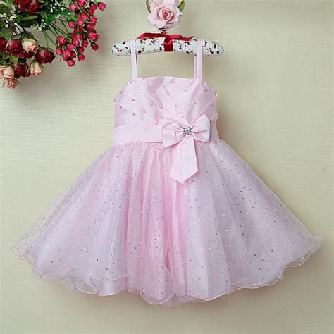 New Arrival Baby Girl Princess Dress Pretty Kids Pink Formal Lace