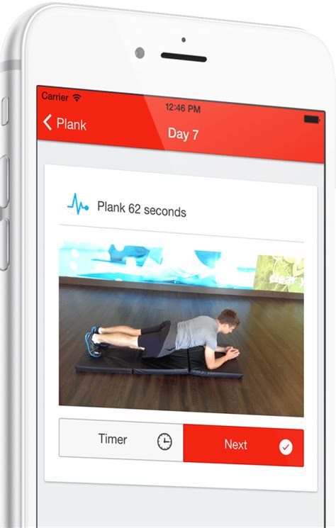 30 Day Plank Challenge App