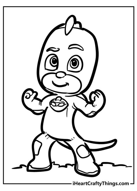Pj Show Coloring Pages Masks Sketch Coloring Page
