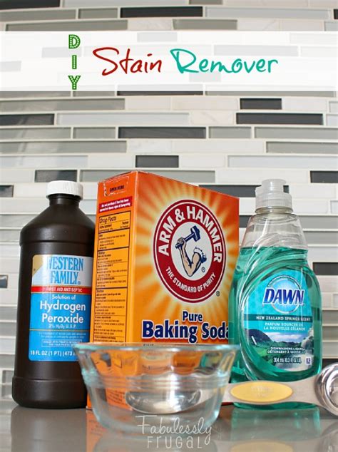 Homemade Stain Remover Picture Tutorial