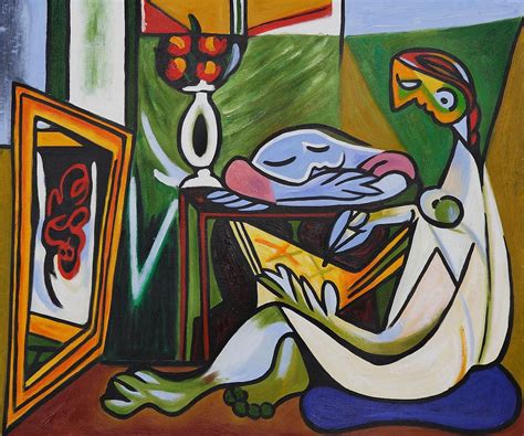 La Muse Pablo Picasso Abstract Portrait Oil Painting Abstract Canvas Painting Canvas