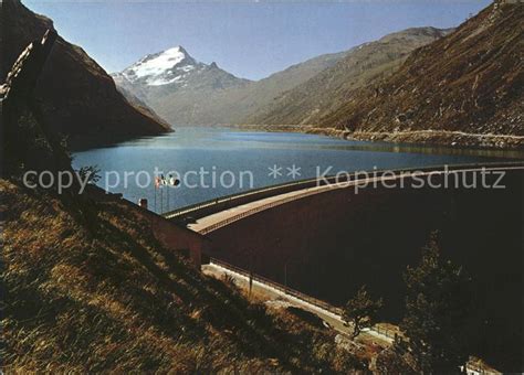 Staudamm Pumpspeicherkraftwerk Val Di Lei Stausee Mit