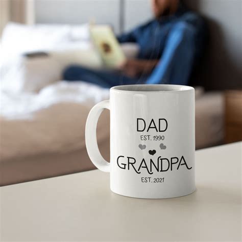 Grandpa Mug Dad To Grandpa Mug New Grandpa T Etsy