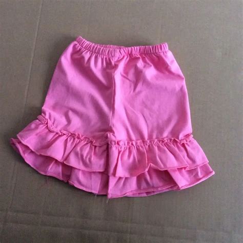 Wholesale Baby Girls Solid Color Cotton Shortshigh Quality Clothing