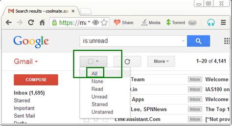 How To Mark All Unread Emails At Gmail As Read Instantly