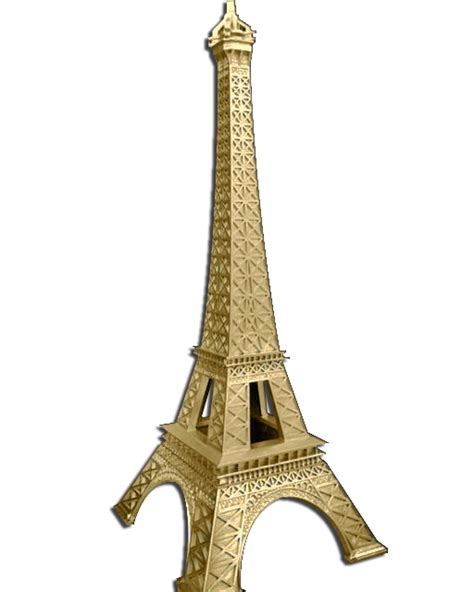 Medium Gold Paris Eiffel Tower Platinum Prop Rentals