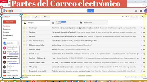 Elementos Del Correo Electronico Gmail Bourque