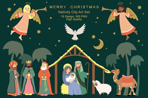 Biblical Christmas Clip Art 20 Free Cliparts Download Images On