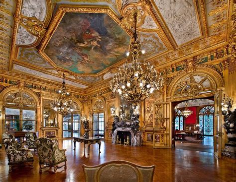 Gold Room Marble House Marble House Mansions Mansion Interior