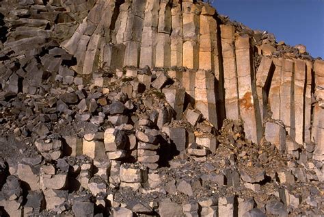 Geology Picture Of Columnar Jointing In Basalt