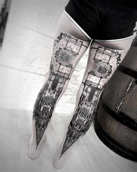 25 Cathedral Tattoos Inspired By Gothic Architecture