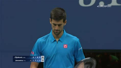 Highlights Novak Djokovic Beats Jerzy Janowicz In Four Sets Eurosport