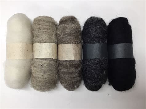 Wool Tops 5 X 20g Pack Of Naturals Coast And Country