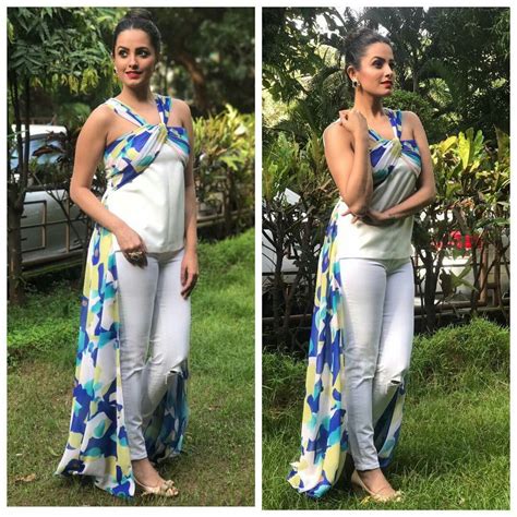 anita hassanandani anita bollywood actress halter dress one shoulder women s fashion