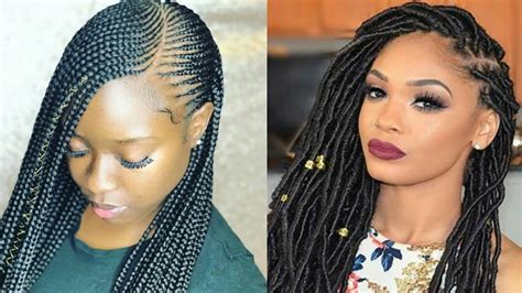 15 transitioning hairstyles for natural hair. 2019 Braided Hairstyles For Black Women| Compilation ...