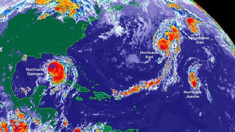 Four Tropical Cyclones At Once How Rare Is It The Weather Channel