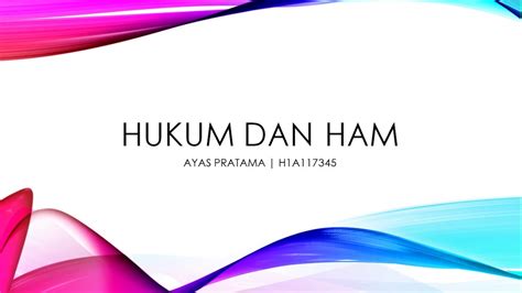MATERI HUKUM DAN HAM FAKULTAS HUKUM UHO - YouTube