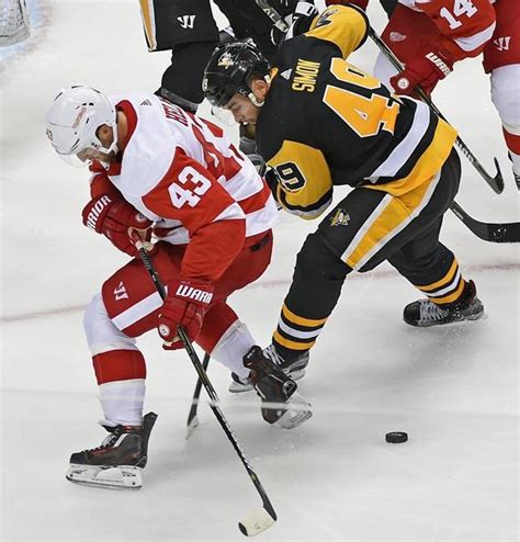 Hockey News Schultzs Ot Goal Lift Penguins Over Red Wings