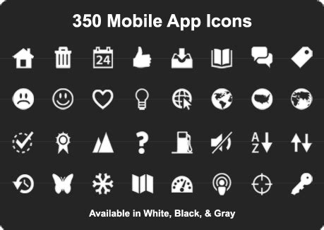 This set includes two icon package. 14 Printable Black And White IPhone App Icons Images ...