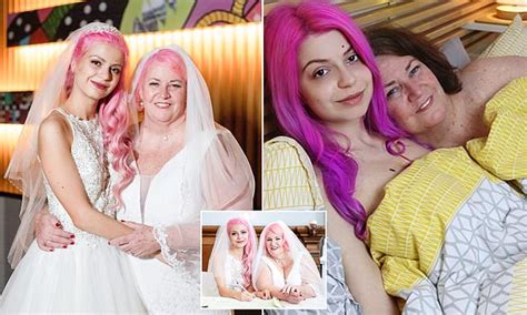 youtuber 24 ties the knot with her 61 year old girlfriend a year after they met on tinder