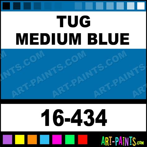 Tug Medium Blue Modelflex Marine Airbrush Spray Paints 16 434 Tug