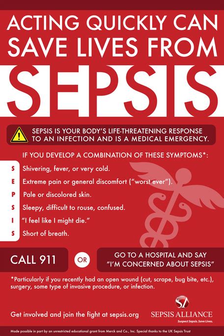 Posters And Infographics Sepsis Alliance