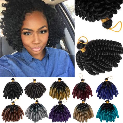 Buy Jamaican Bounce Hair 6 Inch Jumpy Wand Curly Crochet Hair Short