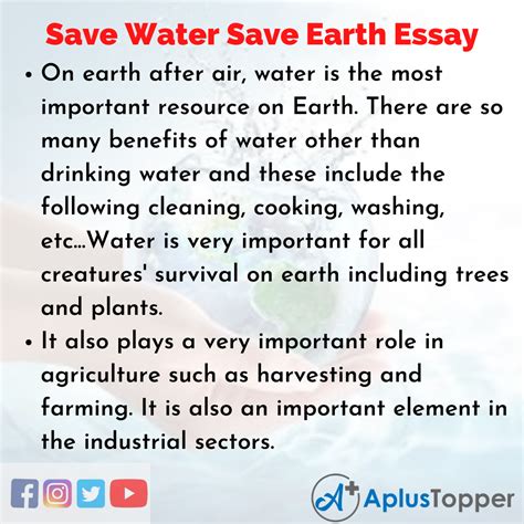 Save Earth Essay Telegraph
