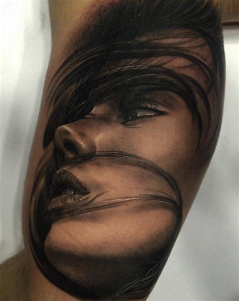 Para Hombre En El Antebrazo Girl Face Tattoo Face Tattoos Body Art Tattoos Tattoos For Guys