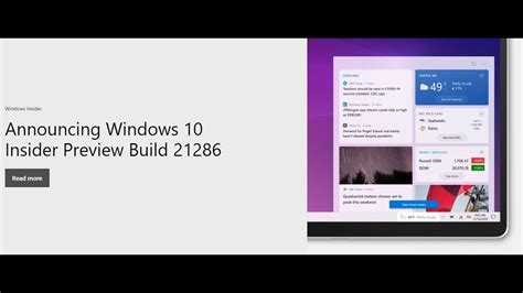 Installing Windows 10 Insider Build 21286 In A Vm Youtube