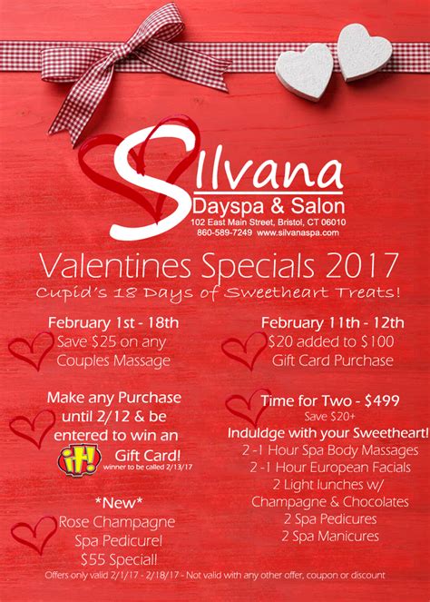 Valentines Silvana Spa