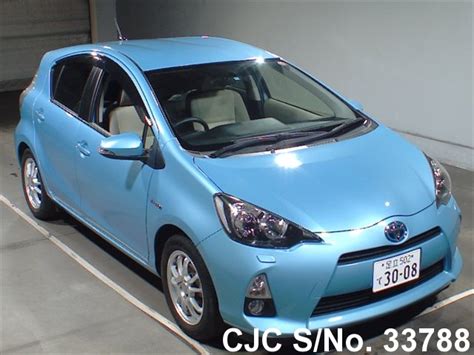 2012 Toyota Aqua Blue Metallic For Sale Stock No 33788 Japanese