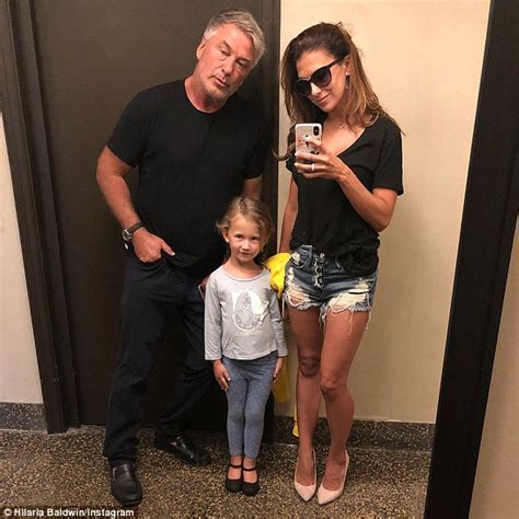 hilaria and alec baldwin pose with daughter carmen before her first day of kindergarten daily