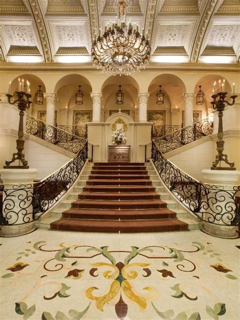 Staircase At Turnbury Mansion In Las Vegas On Sale For 18 Million