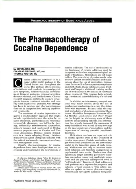 Kelly (1992), cue reactivity and cocaine addiction, in clinician's guide to cocaine addiction: The Pharmacotherapy of Cocaine Dependence | Psychiatric Annals