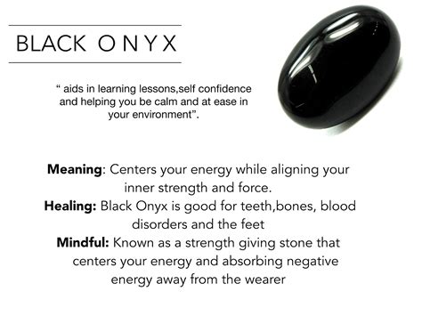 Blessed Jewelry Black Onyx Has Energy To Help Overcome Obstacles