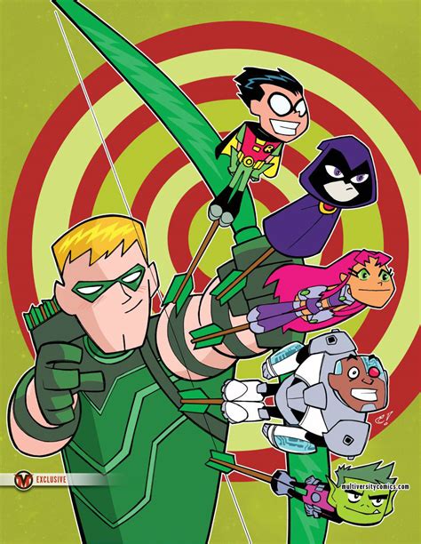 Exclusive First Look At 4 Of Dcs Teen Titans Go Variant Covers For