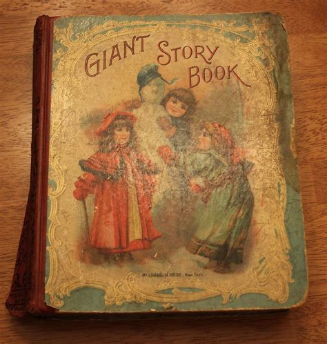 Vintage Giant Story Book Mcloughlin Brothers New York On Popscreen