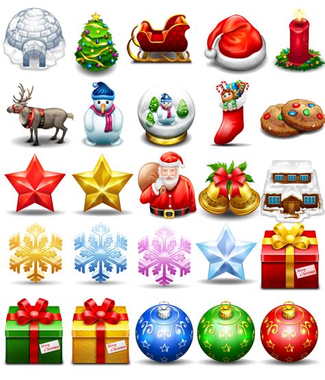 150 Free Christmas Icon Sets For Graphic And Web Designers