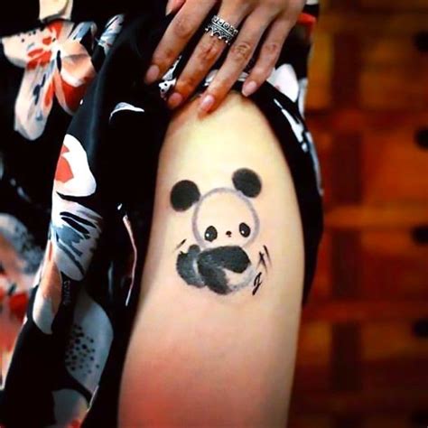 Panda Baby Tattoo Idea Panda Tattoo Baby Tattoos Panda Bear Tattoos