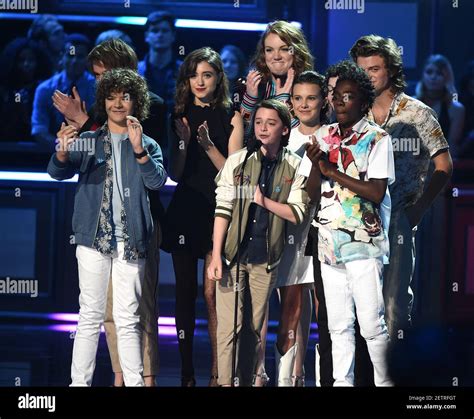 Los Angeles Ca May Charlie Heaton Natalia Dyer Gaten Matarazzo