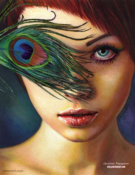 Hyper Realistic Color Pencil Drawing By Christina Papagianni 8 Full Image