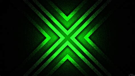 Black And Green Abstract Wallpaper